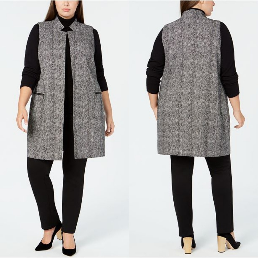 🆕 CALVIN KLEIN HERRINGBONE VEST